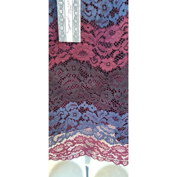 NWT Ultra Pink Sleeveless Floral Lace Top‎ Medium - Picture 4 of 5